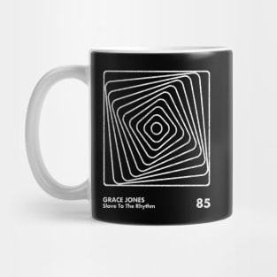 Grace Jones / Slave To The Rhythm / Minimal Graphic Design Tribute Mug